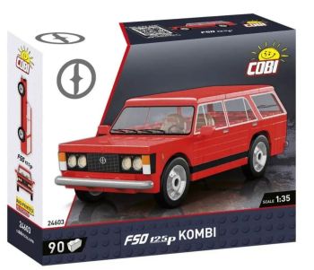 COB24603 - FSO 125P Kombi rojo - 90 piezas