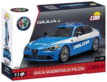 COB24606 - ALFA ROMEO Gulia Quadrifoglio POLIZIA - 93 piezas