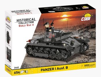 COB2660 - Tanque PANZER I Ausf.B - 654 piezas