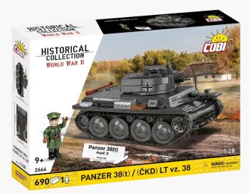 COB2666 - Tanque PANZER 38t / CKD LT vz.38 - 690 piezas