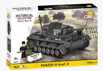 COB2672 - Tanque PANZER III Ausf.H - 963 piezas