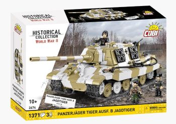 COB2674 - Tanque PANZERJAGER Tiger Ausf.B Jagdtiger - 1371 piezas