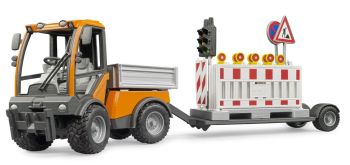 BRU2693 - Vehículo de servicio municipal VarioCar con plataforma y señalización de obra