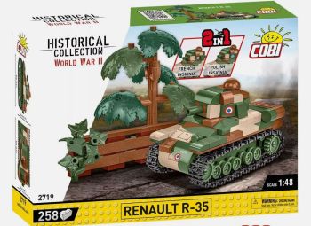 COB2719 - Tanque RENAULT R-35 - 258 Piezas