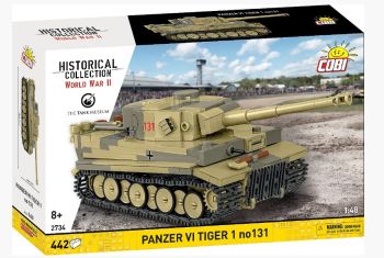 COB2734 - Tanque PANZER VI Tiger I N.º 131 - 442 piezas