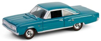 GREEN28160-C - DODGE Coronet R/T Hemi 1967 turquesa 60º aniversario HEMI en blíster