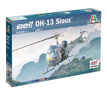 ITA2820 - Helicóptero BELL OH-13 Sioux para ensamblar y pintar