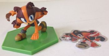 T8902C - Figura pequeña de SONIC (con pegatinas) - NAVY