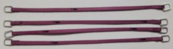 YCC331-4 - Juego de 4 correas de elevación 1 Ton 10cm Morado
