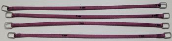 YCC331-5 - Juego de 4 correas de elevación 1 Ton 12cm Morado