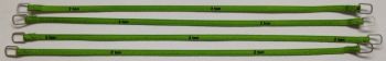 YCC332-6 - Juego de 4 correas de elevación 2 Toneladas de 14cm "Verde"