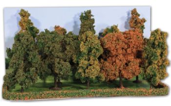 HEK2000 - Set de 10 árboles del bosque otoñal 10-14cm