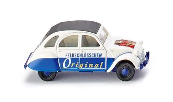 WIK080912 - CITROEN 2CV Blanco y azul FELDSCHLOSSCHEN