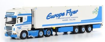 WSI02-1449 - SCANIA R Topline 3 ejes con remolque frigorífico EUROPE FLYER