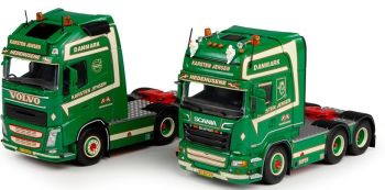 TEK68601 - SCANIA R13 Topline 6x4 y VOLVO FH04 Globetrotter XL 3 Ejes "KARSTEN JENSEN"