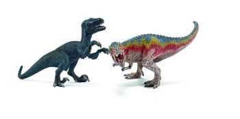 SHL42216 - Pequeño Tiranosaurio Rex y Velociraptor
