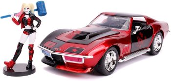 JAD253255019 - CORVETTE Chevy Stingray con HARLEY QUINN Figura