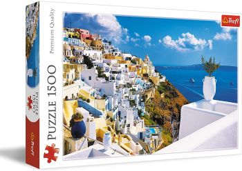 TRF26119 - Puzzle 1500 Piezas Santorini Grecia