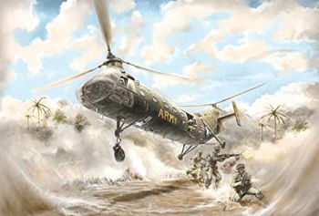 ITA2733 - Helicóptero H-21 Shawnee Flying Banana para montar y pintar