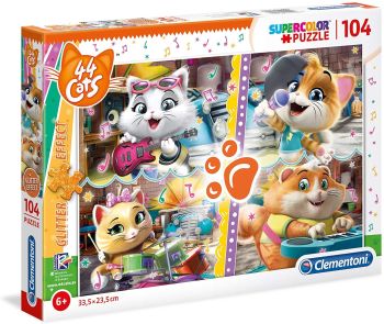 CLE27539 - Puzzle 104 piezas 44 CATS