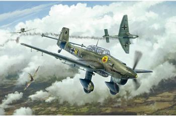 ITA2807 - Avión Ju-87B Stuka 80 Aniversario Batalla de Gran Bretaña para montar y pintar