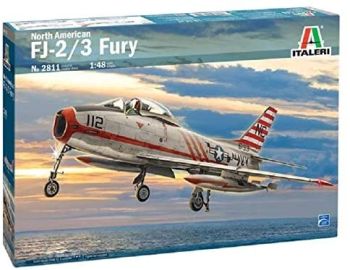 ITA2811 - Avión norteamericano FJ-2/3 Fury para montar y pintar