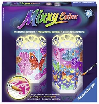 RAV29415 - Portavelas - Mixxy colors Mariposas multicolores