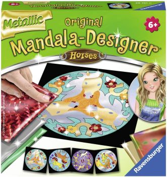 RAV297610 - Caballos Metálicos de Diseño Mandala