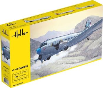 HEL30372 - Avión militar Douglas C-47 Dakota para ensamblar y pintar