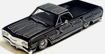 MST32543NOIR - CHEVROLET El Camino lowrider 1965 Negro