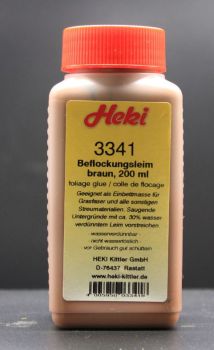 HEK3341 - Pegamento para flocado marrón - 200 ml
