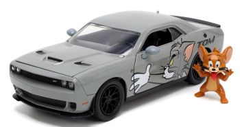 JAD33722 - DODGE Challenger Hellcat TOM & JERRY con figura JERRY 2015