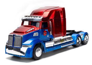 JAD35408 - 1995 WESTERN STAR 5700 XE Azul y Rojo MARVEL Spider-Man