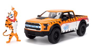 JAD35470 - FORD F-150 Raptor 2017 Naranja con figurita Tony KELLOGG'S