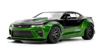 JAD35497 - CHEVROLET Camaro SS 2016 Negro y verde - PINK SLIPS