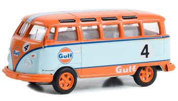 GREEN36070-B - VOLKSWAGEN Samba bus 1964 GULF de la serie CLUB VEE-DUB en blister