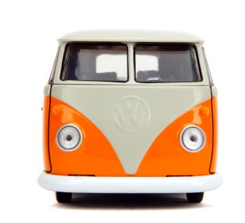 JAD36144 - 1961 VOLKSWAGEN Bus Naranja y Beige DISNEY Stitch