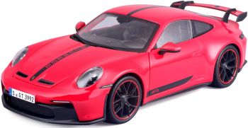 MST36458R - Porsche 911 GT3 2022, rojo con franjas negras.