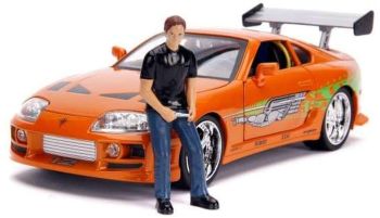 JAD31139 - TOYOTA Supra 1995 RÁPIDO Y FURIOSO con figura y luces