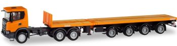 HER311403 - SCANIA CG 6x4 con remolque extensible Nooteboom 3 Ejes