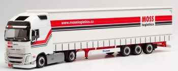 HER311854 - VOLVO FH Globetrotter 4x2 con remolque de lona 3 Ejes MOSS Logistic