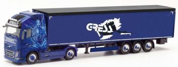 HER312219 - VOLVO FH Globttroter 4x2 con remolque 3 Ejes Transporte GRESS