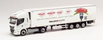 HER312257 - IVECO Stralis Np 4x2 con remolque frigorífico 3 Ejes MÜLLER
