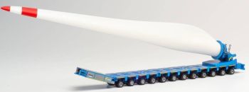 HER313032 - Módulo de transporte de palas de aerogenerador GOLDHOFER FTV 300 con pala