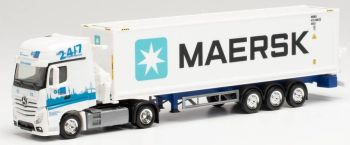 HER313384 - MERCEDES Actros GigaSpace 4x2 GDH con remolque de carga lateral 3 Ejes MAERSK