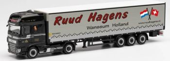 HER313872 - DAF XF SSC Euro 6 4x2 con remolque de lona 3 Ejes RUUD HAGENS