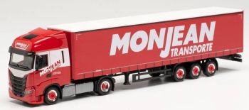 HER314060 - IVECO S-Way 4x2 con remolque de lona 3 ejes MONJEAN