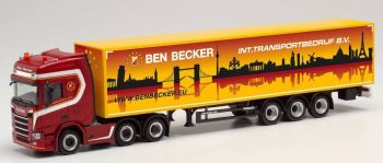 HER314091 - SCANIA CR 20 HD 6x2 con remolque de 3 ejes BEN BECKER