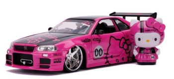 JAD31613 - 2002 NISSAN Skyline GT-R con figura de Hello Kitty