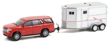 GREEN32230-C - CHEVROLET Tahoe 2021 con Van HITCH & TOW en blíster